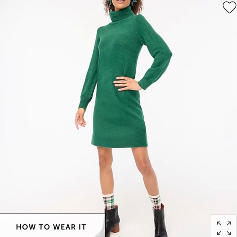 J. Crew sweater dress 🤍 Medium 🤍 Green